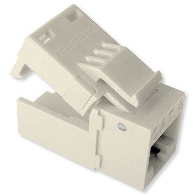 Platinum Tools EZ-SnapJack Cat6 Connector, Light Almond